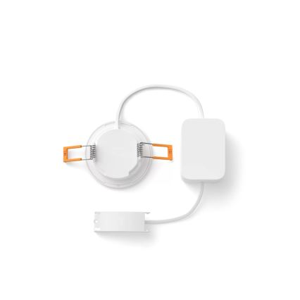 Philips - KOMPLEKTAS 3x LED RGBW Pritemdomas įleidžiamas lubinis vonios šviestuvas Hue SLIM LED/8,3W/230V IP44 2000-6500K