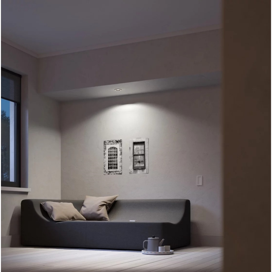 Philips - KOMPLEKTAS 3x LED pritemdomas įleidžiamas lubinis šviestuvas Hue MILLISKIN 1xGU10/4,2W/230 2200-6500K