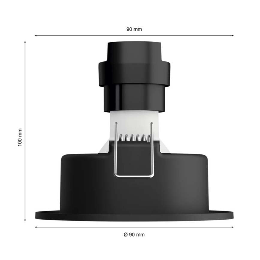 Philips - KOMPLEKTAS 3x LED pritemdomas įleidžiamas lubinis šviestuvas Hue MILLISKIN 1xGU10/4,2W/230 2200-6500K