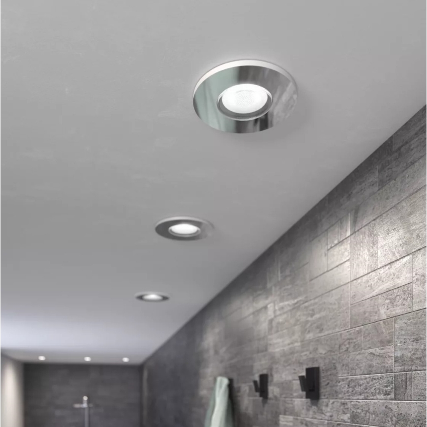 Philips - KOMPLEKTAS 3x LED Reguliuojamas vonios įleidžiamas šviestuvas Hue ADORE BATHROOM 1xGU10/4,2W/230V 2200-6500K IP44