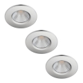Philips - Komplektas iš 3 reguliuojamų LED vonios šviestuvų DIVE LED/5,5W/230V IP65