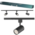 Philips - Kryptinis šviestuvas bėginėje sistemoje EASYLINK 3xGU10/7W/230V 1m juodas