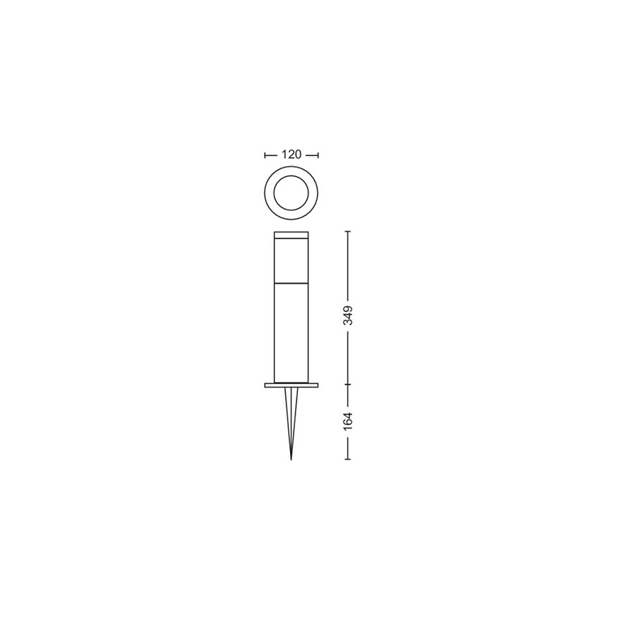 Philips - Lauko LED lempa GARDENLINK LED/24W/230V 2700K IP44