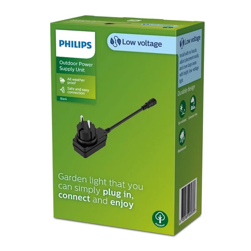 Philips - Lauko maitinimo adapteris GARDENLINK 12W/24/230V IP44