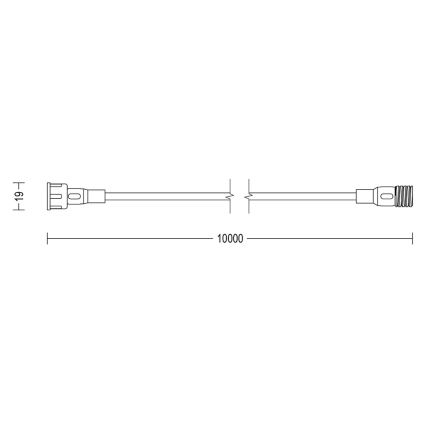 Philips - Lauko prailgintuvas 10m IP67