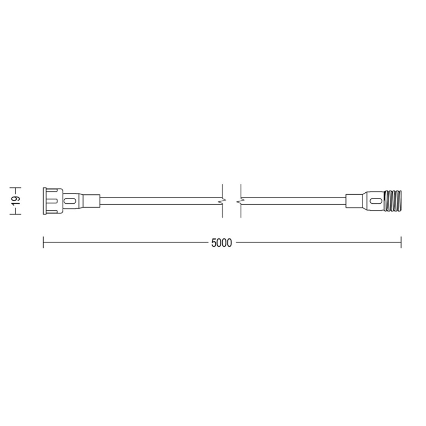 Philips - Lauko prailgintuvas 5m IP67