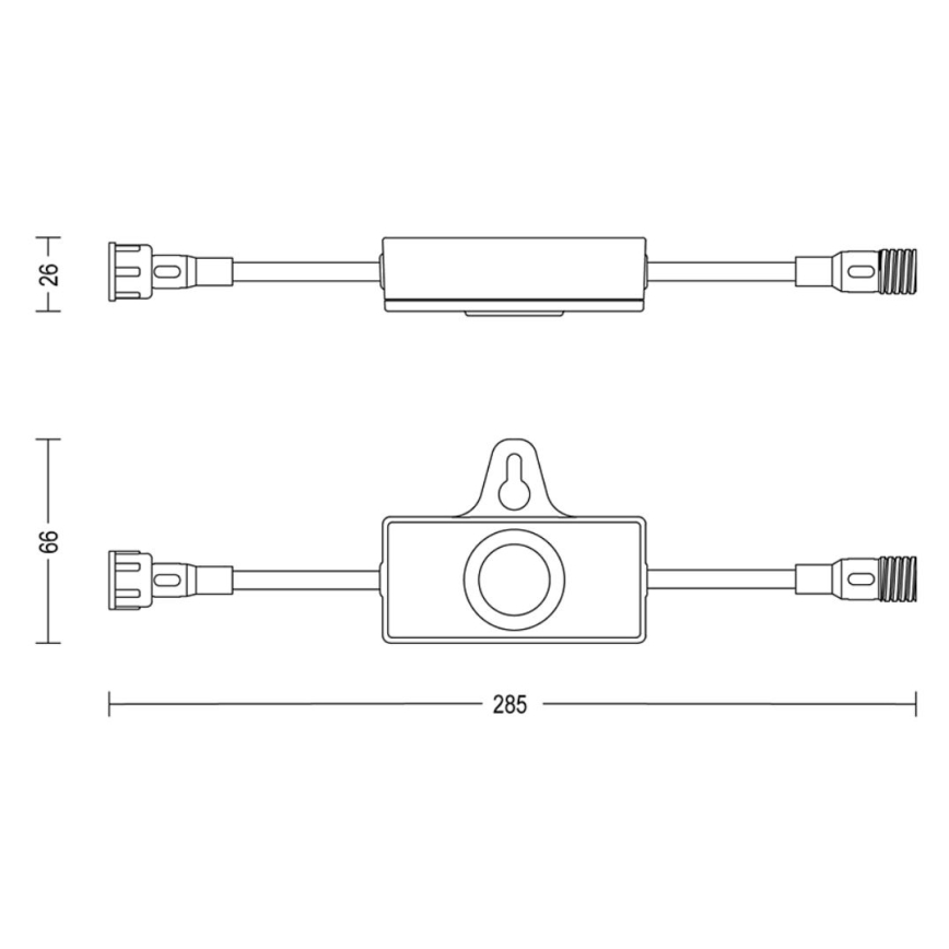 Philips - Lauko prieblandos jutiklis su laikmačiu GARDENLINK 24V IP67