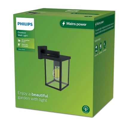Philips - Lauko sieninis šviestuvas BELLINI 1xE27/25W/230V IP44