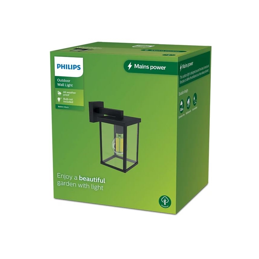 Philips - Lauko sieninis šviestuvas BELLINI 1xE27/25W/230V IP44