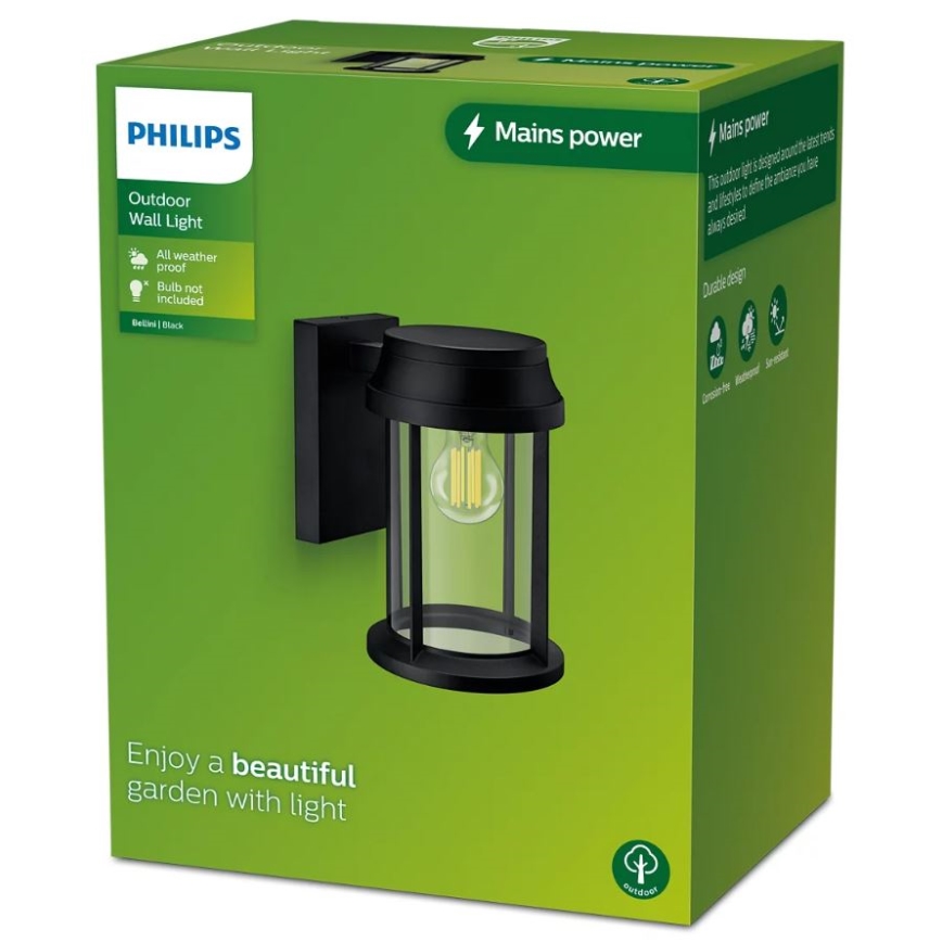 Philips - Lauko sieninis šviestuvas BELLINI 1xE27/25W/230V IP44