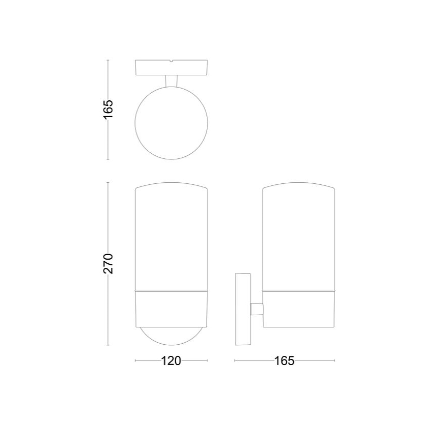 Philips - Lauko sieninis šviestuvas FLAREON 1xE27/25W/230V IP44