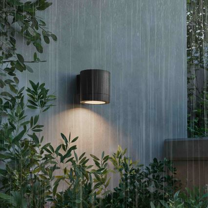 Philips - Lauko sieninis šviestuvas FYLX 1xGU10/5W/230V juodas IP44