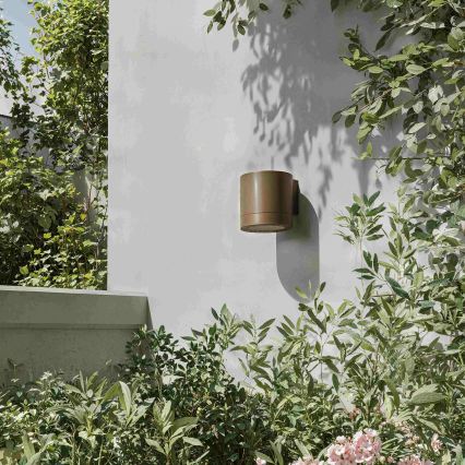 Philips - Lauko sieninis šviestuvas FYLX 1xGU10/5W/230V rudas IP44