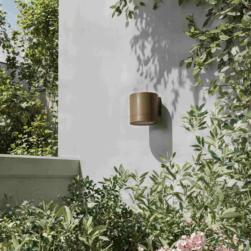 Philips - Lauko sieninis šviestuvas FYLX 1xGU10/5W/230V rudas IP44