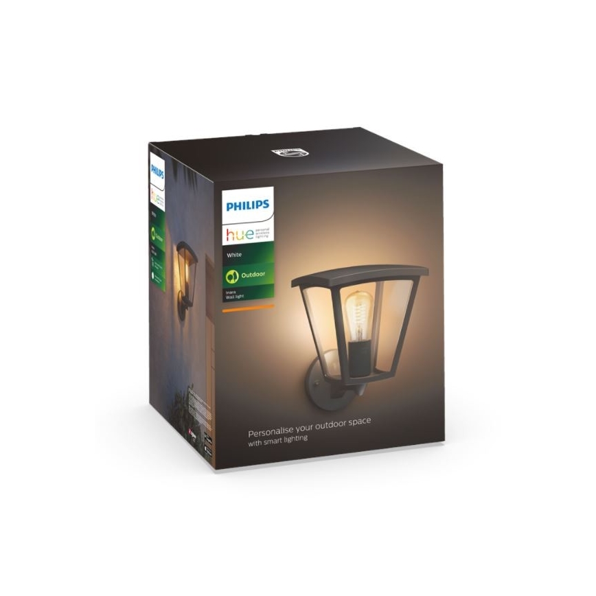 Philips - Reguliuojamas lauko sieninis šviestuvas Hue INARA 1xE27/7W/230V Wi-Fi IP44