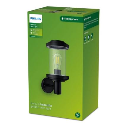 Philips - Lauko sieninis šviestuvas LISTRA 1xE27/25W/230V IP44