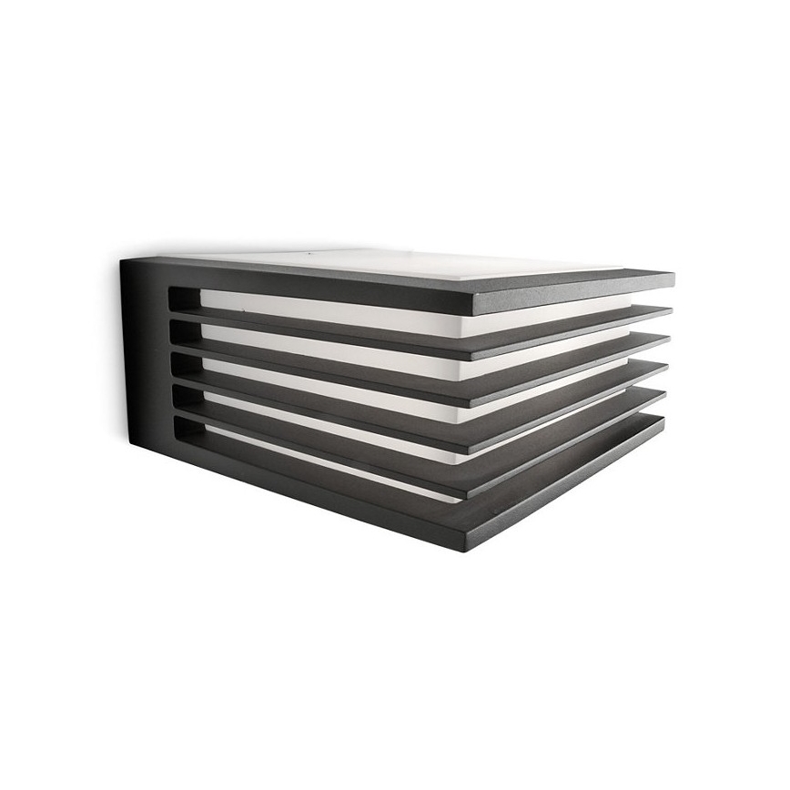 Philips - Lauko sieninis šviestuvas 1xE27/15W/230V IP44 antracitas