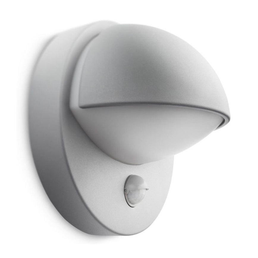 Philips - Lauko sieninis šviestuvas su jutikliu 1xE27/12W/230V IP44
