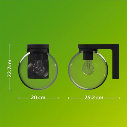 Philips - Lauko sieninis šviestuvas ULIO 1xE27/25W/230V IP44