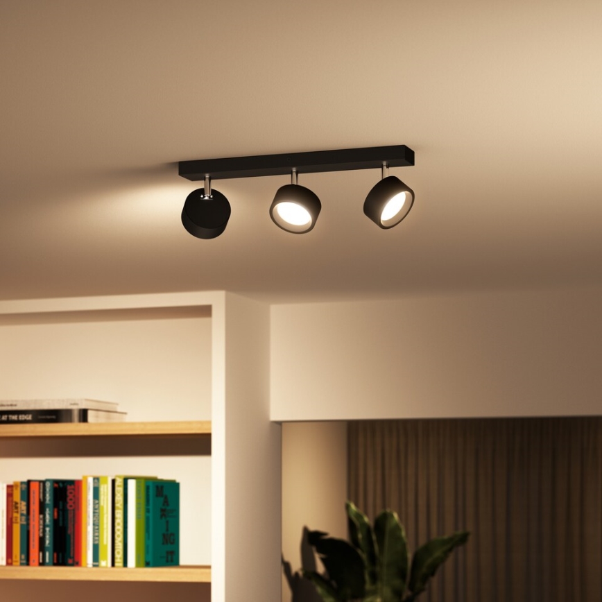 Philips - LED akcentinis šviestuvas 3xLED/5,5W/230V juoda