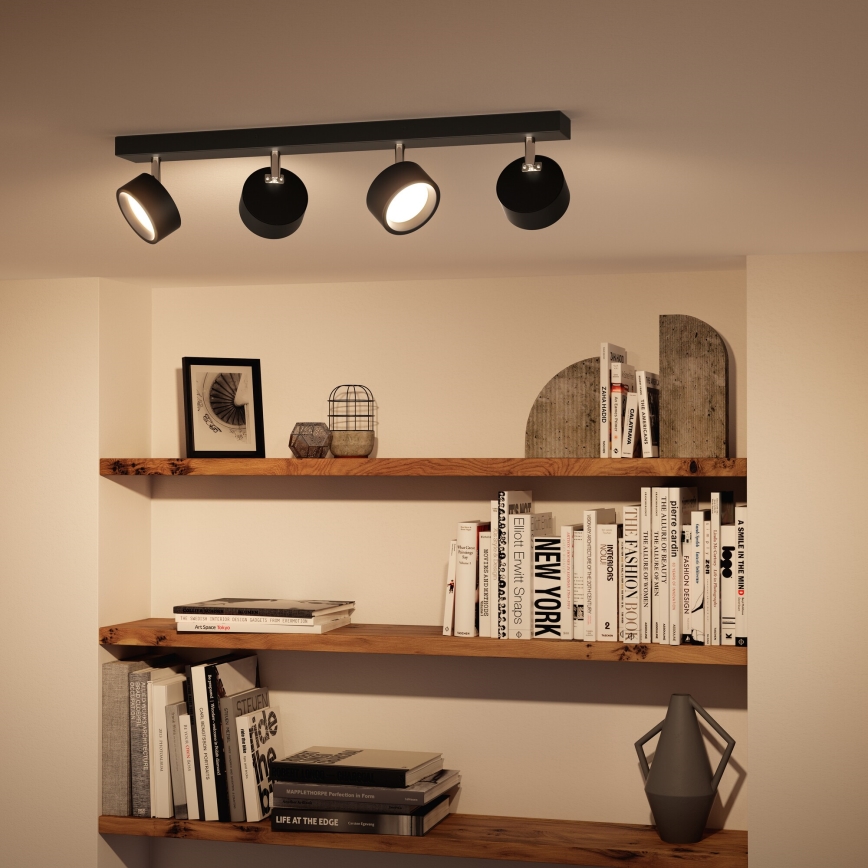 Philips - LED akcentinis šviestuvas 4xLED/5,5W/230V juoda
