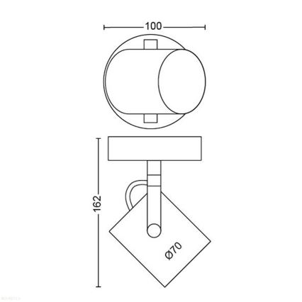 Philips - LED akcentinis šviestuvas SCENE SWITCH BYRE LED/4,3W/230V 2200/2500/2700K