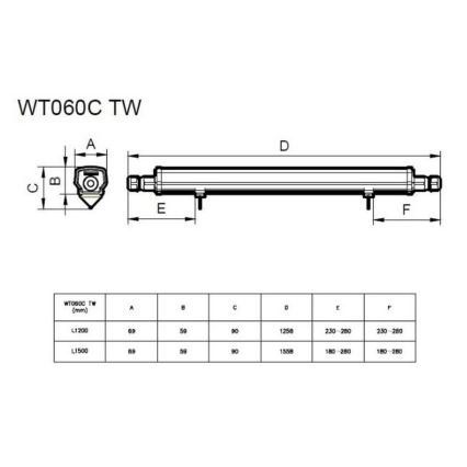 Philips - LED darbo šviestuvas LED / 30W / 230V IP66