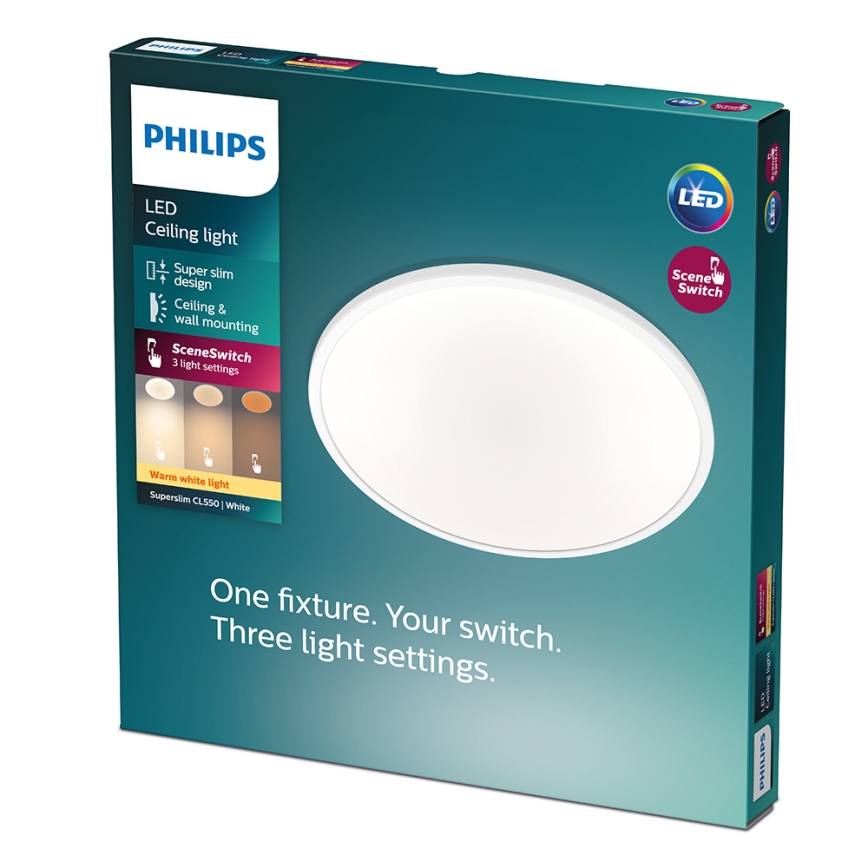 Philips - LED dimeriuojamas lubinis šviestuvas LED/15W/230V 2700K