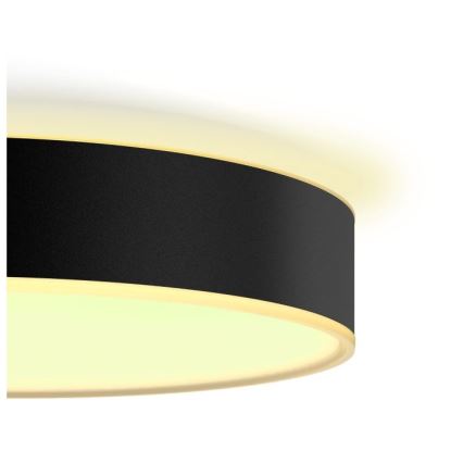 Philips - LED pritemdomas lubinis šviestuvas Hue LED/19,2W/230V 2200-6500K skersmuo 381 mm juodas + nuotolinis pultas