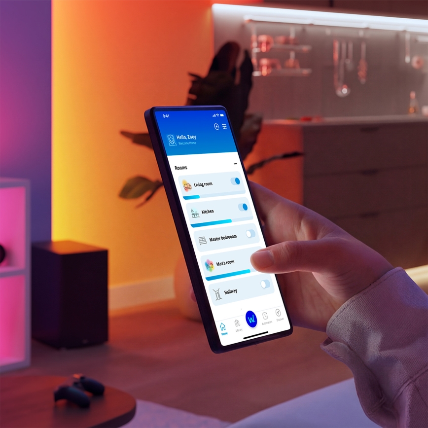 Philips - LED Reguliuojamo ryškumo lubų šviestuvas SUPERSLIM LED/32W/230V 2700-6500K Wi-Fi