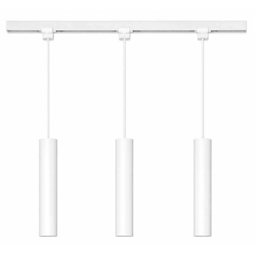 Philips - reguliuojamas LED pakabinamas šviestuvas ant laido bėginei EASYLINK sistemai 3xGU10/7W/230V 1m baltas