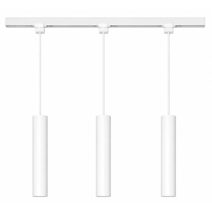 Philips - LED RGBW dimeriuojamas pakabinamas šviestuvas su laidu bėgelių sistemai EASYLINK HUE 3xGU10/4,7W/230V 2200-6500K 1m baltas + Hue bridge