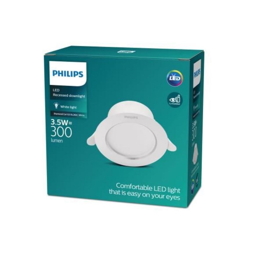 Philips - LED įleidžiamas lubinis šviestuvas LED/3,5W/230V 4000K
