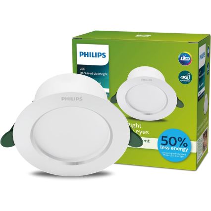 Philips - LED įleidžiamas lubinis šviestuvas LED/6,5W/230V 3000K