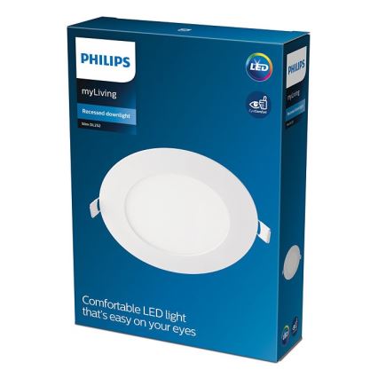 Philips - LED įleidžiamas lubinis šviestuvas SLIM LED/9W/230V 4000K