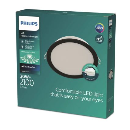 Philips - LED įmontuojamas šviestuvas MESON LED/20W/230V 3000K