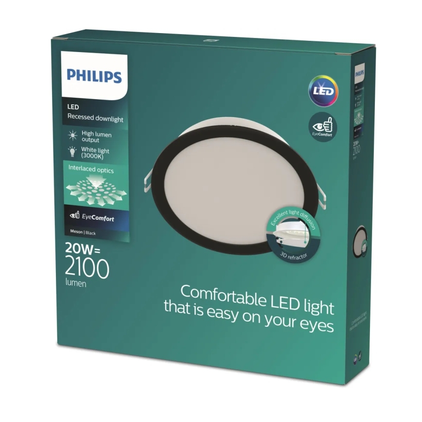 Philips - LED įmontuojamas šviestuvas MESON LED/20W/230V 3000K