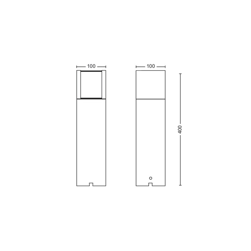 Philips - LED Lauko lempa LED/6W/12V 2700K IP44