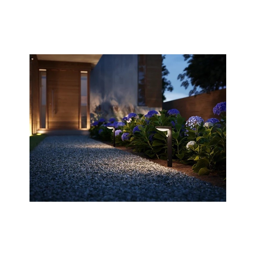 Philips – LED Lauko lempa su jutikliu LED/9W/230V 2700K IP44