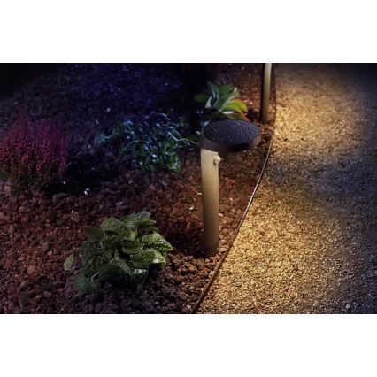 Philips – LED Lauko lempa su jutikliu LED/9W/230V 2700K IP44