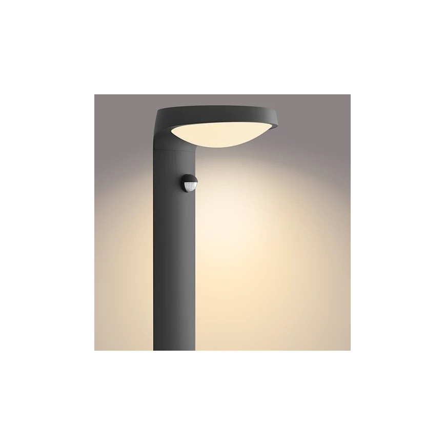 Philips – LED Lauko lempa su jutikliu LED/9W/230V 2700K IP44