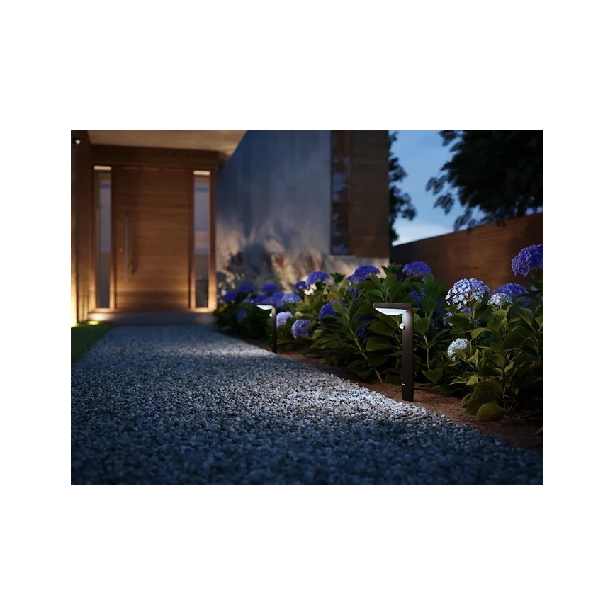 Philips – LED Lauko lempa su jutikliu LED/9W/230V 4000K IP44