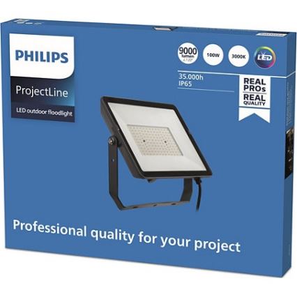 Philips - LED Lauko prožektorius PROJECTLINE LED/100W/230V IP65 3000K