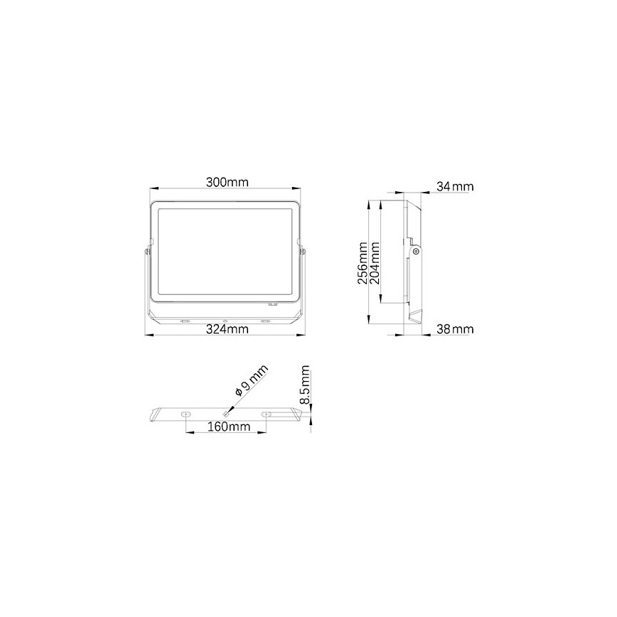 Philips - LED Lauko prožektorius PROJECTLINE LED/100W/230V IP65 3000K