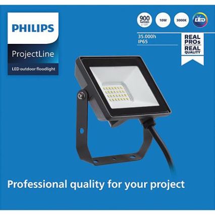 Philips - LED Lauko prožektorius PROJECTLINE LED/10W/230V IP65 3000K