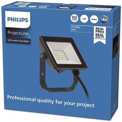 Philips - LED Lauko prožektorius PROJECTLINE LED/10W/230V IP65 4000K