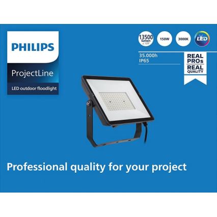 Philips - LED Lauko prožektorius PROJECTLINE LED/150W/230V IP65 3000K