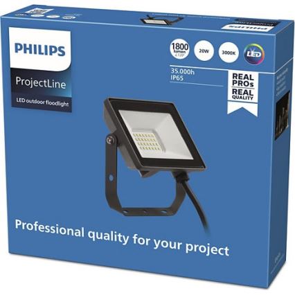 Philips - LED Lauko prožektorius PROJECTLINE LED/20W/230V IP65 3000K