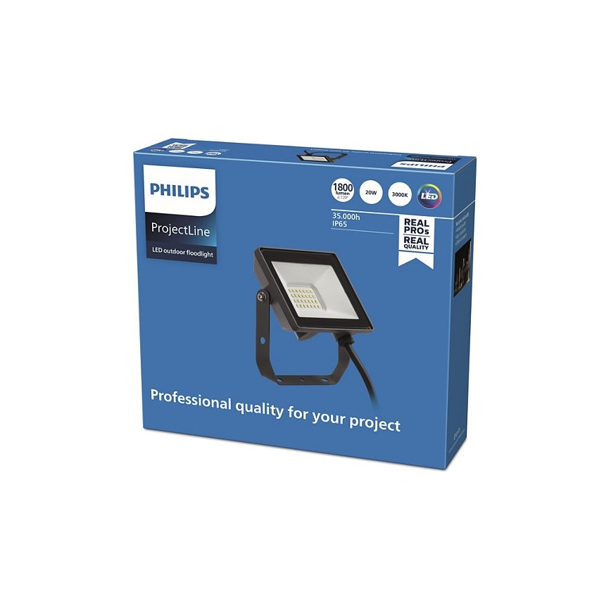 Philips - LED Lauko prožektorius PROJECTLINE LED/20W/230V IP65 3000K