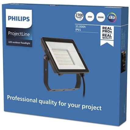 Philips - LED Lauko prožektorius PROJECTLINE LED/30W/230V IP65 3000K